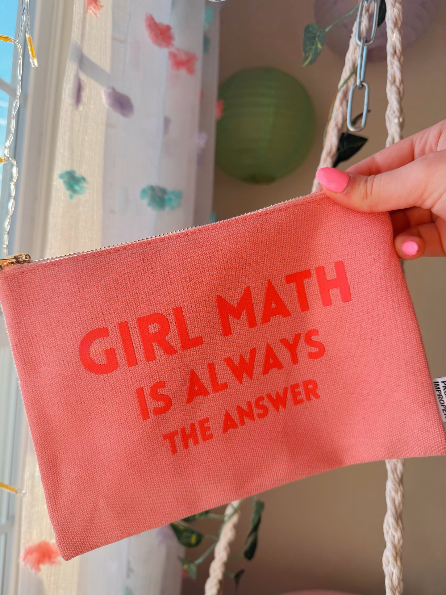 Girl Math Pouch
