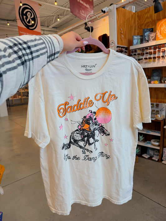 Saddle Up Western Graphic Tee